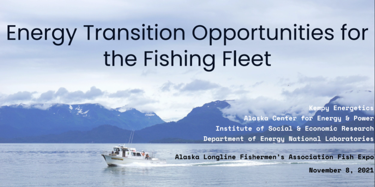 Energy Transition Opportunities for the Fishing Fleet